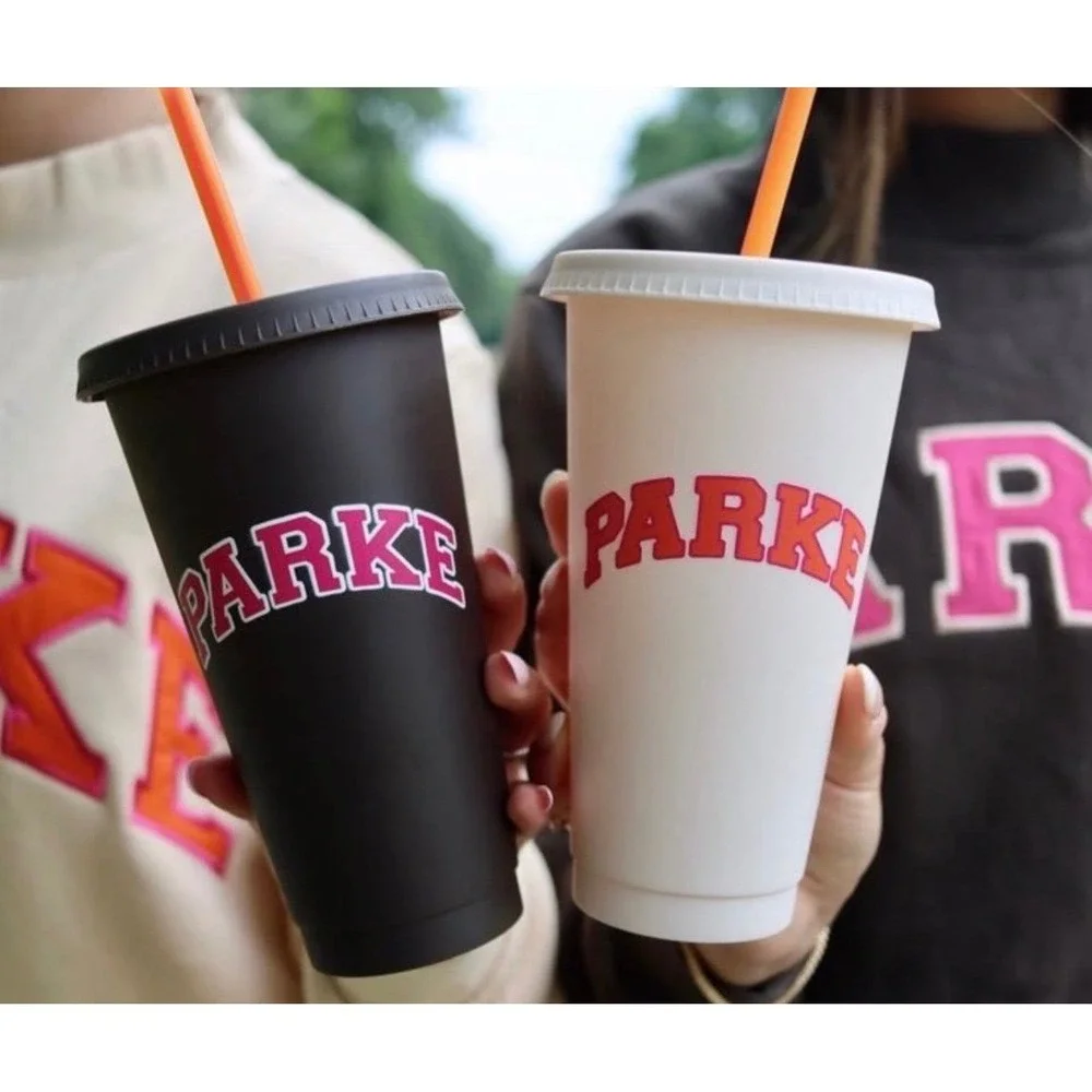 2  Parke x Dunkin' Limited Edition Cup Tumbler 2026 With Straw and lids